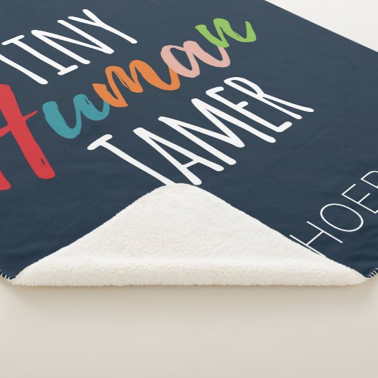 Teacher Tiny Human Tamer Kindergarten Sherpadecke (3/4)