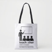 Teacher Tote Bag Tasche (Vorderseite)