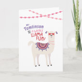 Teacher Valentine Card from Student | Cute Animals Karte (Vorderseite)