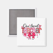 Teacher Valentine Loved Teacher Valentine's Day Co Magnet (Vorderseite/Rückseite)