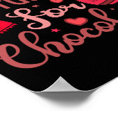 Teacher Valentine Will Trade Students For Chocolat Poster (Ecke)