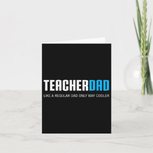 Teacher-Vater-Shirt, Funny Niedlich Vatertag Gesch Karte