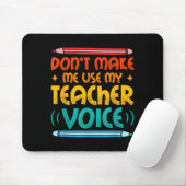 Teacher Voice Teacherlife Primary School Teacher Mousepad (Mit Mouse)