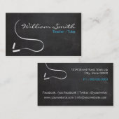 Teacher/Vormund Business card Visitenkarte (Vorne/Hinten)