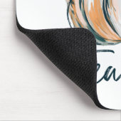 Teacher Watercolor Pumpkin Fall Erntedank Hallo Mousepad (Ecke)