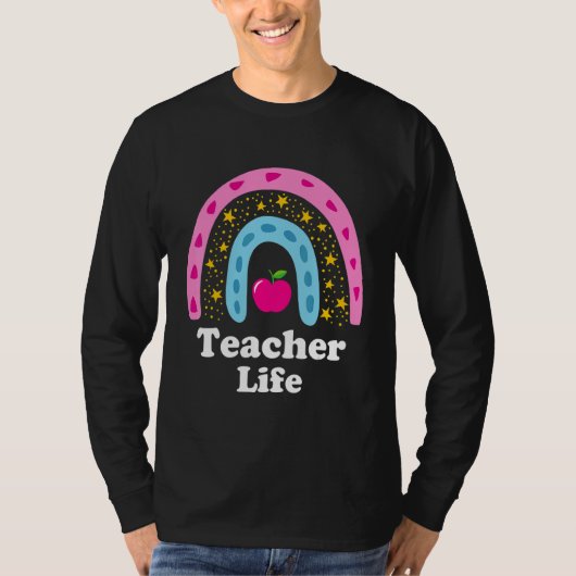 Teacher Womenu2019s Teacher Life Graphic Tees Cu (Vorderseite)