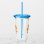 #Teacherlife Rainbow Personalisiert Teacher's Acryltrinkbecher (Rechts)