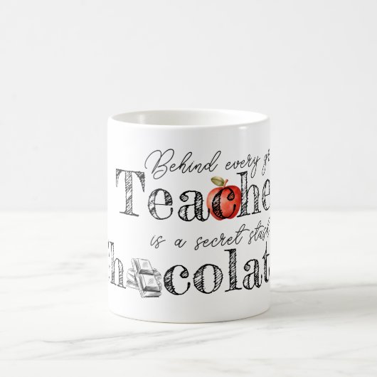 Teacher's Chocolate Stash Tasse (Mittel)