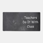 Teachers Class Chalkboard Design Class Decoration Schreibtischunterlage (Vorderseite)