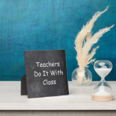 Teachers Class Chalkboard Design Geschenk Idee Fotoplatte (InSitu)