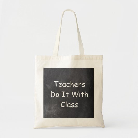 Teachers Class Chalkboard Design-Geschenk Tragetasche (Vorne)