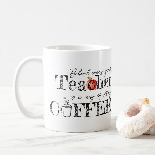 Teacher's Coffee Tasse (Mit Donut)