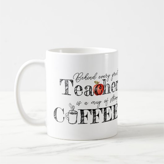 Teacher's Coffee Tasse (Links)