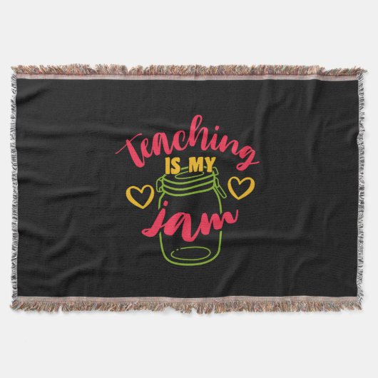 Teacher's Day Teaching Is My Jam Decke (Vorderseite)