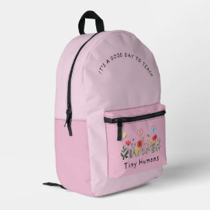 Teacher's Delight Backpack - Tiny Humans Edition Bedruckter Rucksack