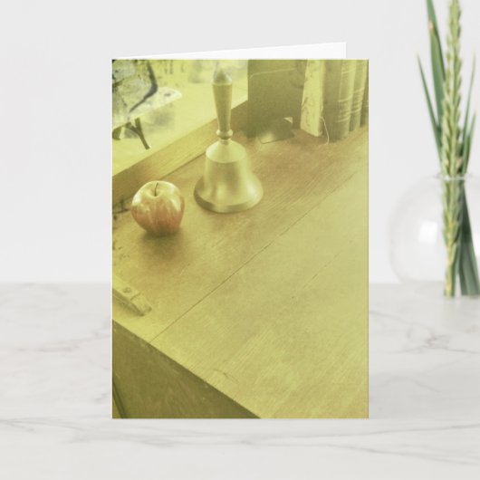 Teacher's Desk Card Karte (Vorderseite)