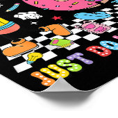 Teachers Donut Stress Just Do Your Test Day Boys G Poster (Ecke)