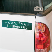 TEACHERS FOR JOE BIDEN 2020 VORSITZENDER AUTOAUFKLEBER (Auf Lkw)