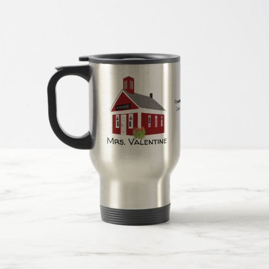 Teacher's Gift One Room Schoolhouse Coffee Tasse (Links)