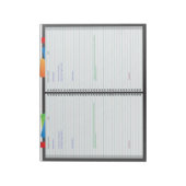 Teacher's Journal Pad zu verfolgen Online-Studente Notizblock (Rotiert)