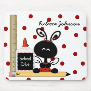 Teacher's Ladybug und Schulbedarf Mouse Pad Mousepad