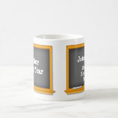 Teacher's Lounge Mini Chalkboard Kaffeetasse (Mittel)