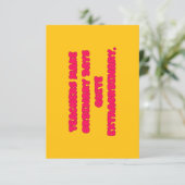 Teachers Make Ordinary Days Extraordinary Educator Dankeskarte (Stehend Vorderseite)