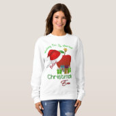 Teacher's Merriest Weihnachts Sweatshirt (Vorne ganz)