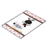 Teacher's Niedliches Ladybug-Notebook Notizblock (Linke Seite)