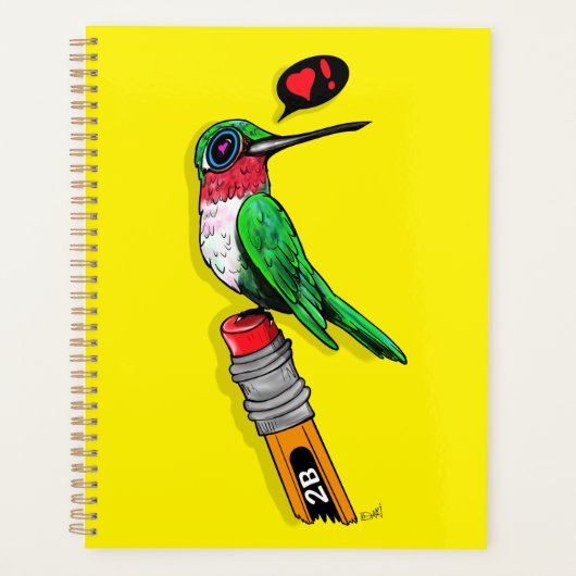 Teachers Pet Hummingbird Bird Watching Planer (Vorderseite)