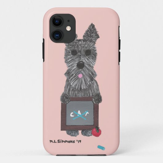 Teacher's Pet Scottish Terrier Phone Case (Rückseite)
