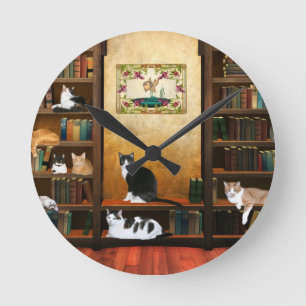 Teachers pets runde wanduhr