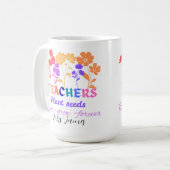 Teachers plant seeds that grow teacher life kaffeetasse (Vorderseite Links)