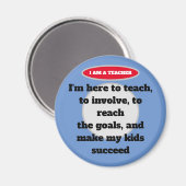 Teacher's Quote Magnet. Lehrersammlung. Mag Magnet (Vorderseite/Rückseite)