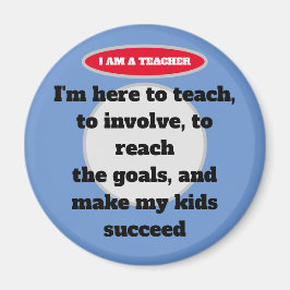 Teacher's Quote Magnet. Lehrersammlung. Mag Magnet