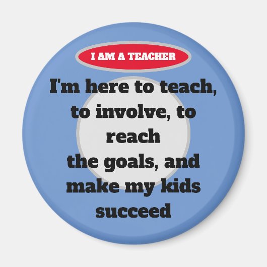 Teacher's Quote Magnet. Lehrersammlung. Mag Magnet (Vorne)