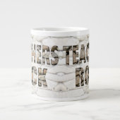 Teachers Rock Jumbo-Tasse (Vorderseite)