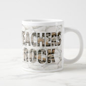 Teachers Rock Jumbo-Tasse (Rechts)