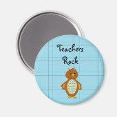Teachers Rock Magnet (Vorderseite/Rückseite)