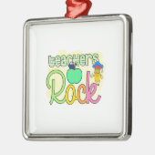 Teachers Rock Ornament Aus Metall (Links)