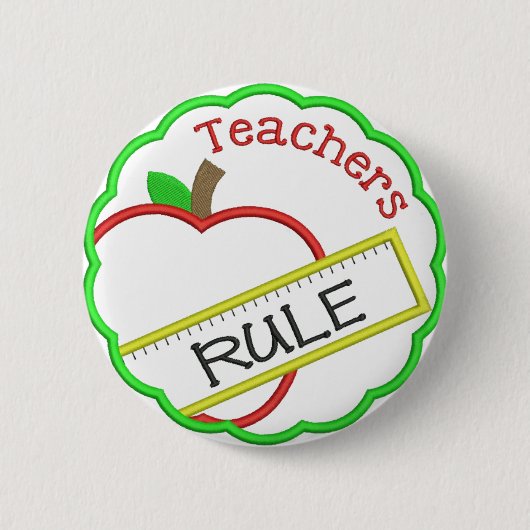 Teachers Rule Button (Vorderseite)