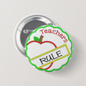 Teachers Rule Button (Vorne & Hinten)