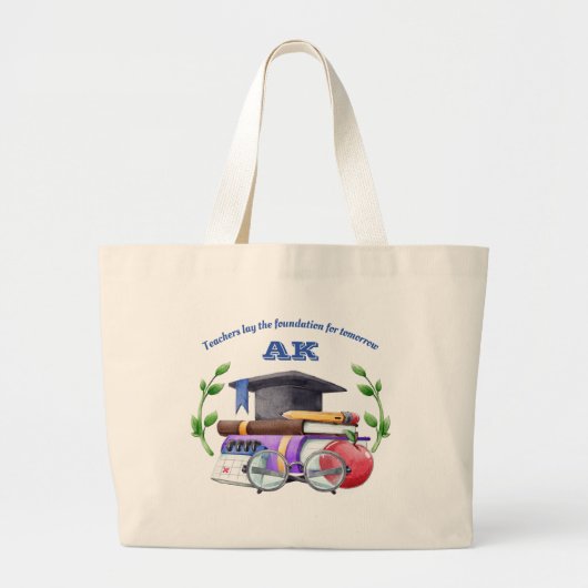 Teacher's Tote Bag Jumbo Stoffbeutel (Vorne)