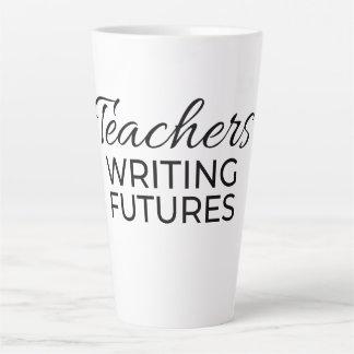 Teachers Writing Futures White Black Motivational Milchtasse