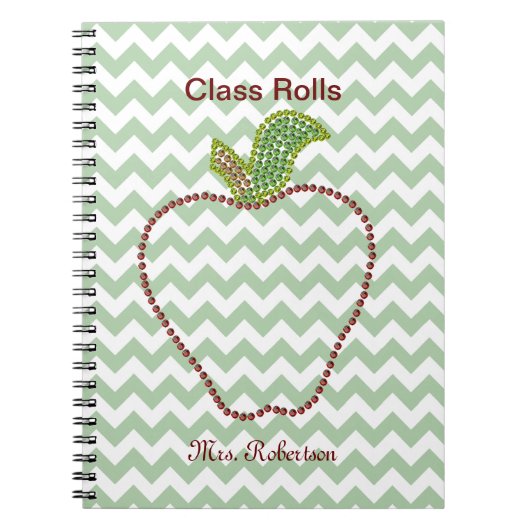 Teacher's Zickzack Apple Notebook Notizblock (Vorderseite)
