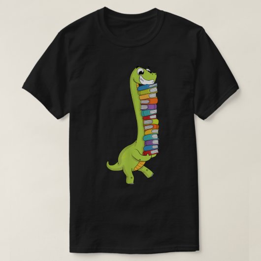 Teachersaurus Dinosaur Teacher Shirt Dino Reading (Design vorne)