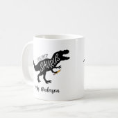 Teachersaurus Funny Teacher Dinosaurier Name T Rex Kaffeetasse (Vorderseite Links)