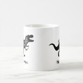 Teachersaurus Funny Teacher Dinosaurier Name T Rex Kaffeetasse (Mittel)