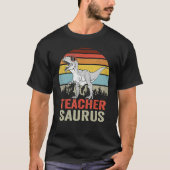 Teachersaurus Rex Dinosaur Teacher Saurus Family D T-Shirt (Vorderseite)