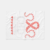 Teaching 2nd Grade On Groundhog Day Funny School T Fleecedecke (Vorderseite (Horizontal))